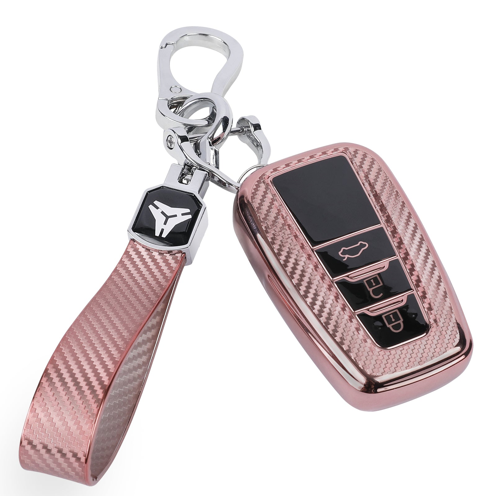 Key Fob Cover for Toyota with Keychain, Full Cover Protection Soft TPU –  Tang Town