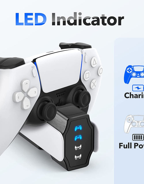 PS4/PS5 Controller Charging Station, Compatible with PS4 